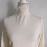 Talbots • Ivory Cream Lightweight Turtleneck Blouse Photo 1