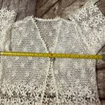 White Floral Lace Cardigan Beach Coverup Summer Spring Tomatogirl Cottagecore Photo 3