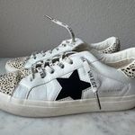 Vintage Havana  Women’s Forever Wind Cheetah Print Star Leather Sneakers Size 8.5 Photo 1