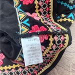 Savannah‎ Jane Mary Tiered Embroidered Skirt size small Black Photo 7