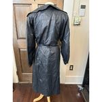 London Fog  TOWNE Black Trench Coat Size 12P Photo 2