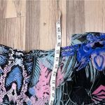 Cruise Club Bathing Suit Cover Up One Size Pink Blue Tropical Design Photo 5