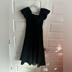 Sea NY Leona Strapless Off the Shoulder Linen Midi Dressn NWT 4 Black Photo 6