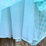 ZARA NWOT Seersucker Beaded Gingham Flare Dress Size XL Photo 8