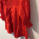 Urban Outfitters  Dress Medium red Rebecca long sleeve scarlet crimson mini NWT Photo 7