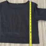 Lululemon Ebb to Street Long Sleeve Ribbed
Shirt Size 8 Dark Grey Top Photo 4