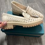 Toms  Cara Leather Embossed Platform Loafer Photo 4