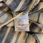 Gypsies & Moondust  Striped Jumpsuit Women's Large‎ Linen Blend Casual Coastal Photo 5