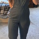 Aerie Pinstripe Soft Overalls Photo 0