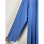 J. Jill Cardigan Wearever Rayon Jersey Stretch Open Front Long Sleeve Blue Sz MP Photo 1