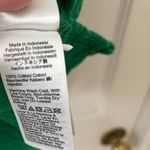 J Crew Gauze V Neck Pullover Top Kelly Green Textured Cotton M Size M Photo 5