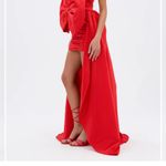 Akira Red Bow Dress Photo 1