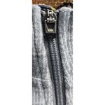 Billy Reid REI‎ Quarter Zip Pullover Long Sleeve Athletic Top Gray Polyester Womens L Photo 5