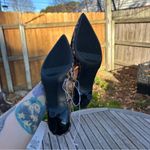 A New Day Nwt Women's Annette Satin Slingback Heels  size 7 animal print leopard Photo 6