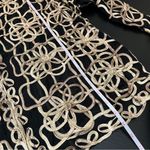 Laura Ashley  Women’s Black Gold Sheer Jacket 1X Photo 10