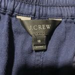 J.Crew  Pants Womens Sz 18 Plus Pull On Joggers Navy Blue Stretch Drawstring Photo 1