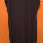 DKNY NWT Jeans Mock Neck Sleeveless Side Slit
Ribbed Knit Maxi Dress SZ L Photo 4