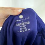 Yogalicious blue and back workout athleisure leggings S pants cutout detail Photo 5