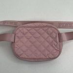 Victoria's Secret  PINK Logo Quilted Belt Bag Fanny Pack Waist Purse Pink Logo Photo 6