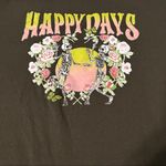 Boutique Happy Days Skeletons and Roses Novelty Graphic Tshirt NWT Black Size 3X Photo 5