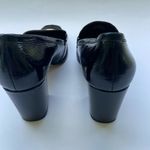 Enzo Angiolini  Black Patent Loafers with Gold Accent Photo 3