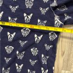 Maeve  Navy Blue Blouse with white dog lover Print Photo 5