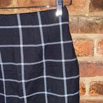 Amanda & Chelsea  Black White Windowpane Plaid Pencil Straight Skirt Women's 0 Photo 1