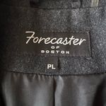 Forecaster of Boston Charcoal Gray Wool Dress Jacket Trench Pea Coat Size PL Photo 4