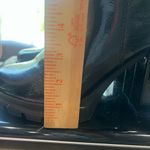 Steve Madden HOTT Y2K 90s Bratz Chunky Boots Shiny Black Platform Heel Size 7.5 Photo 5