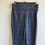ZARA  Women‎ Size M Mid Rise Legging Collection Plaid Stretch Skinny Gray button Photo 3