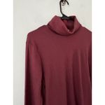 NWOT American Giant Women’s Luxe Rib Turtleneck Zinfandel Size XL Purple Photo 5