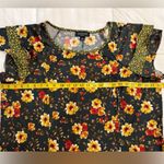 Perceptions  Floral Black Midi Dress Photo 4