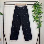 NWT Sea New York Bala Beaded Wide Leg Denim Jeans size 2 NEW Black Photo 2