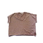 Madewell ‎ Striped Paulson Sweater Womens Medium Boxy Photo 1