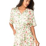 Hofmann Copenhagen Gabriella Shirt Dress in Cream 34 2 Womens Midi Tie Red Size undefined Photo 5