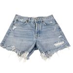 AGOLDE High Rise Parker Blue Denim Long Shorts
Size 26 Photo 4