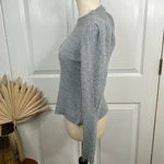 Sam Edelman  Women's Gray Ribbed Knit Pullover Sweater Size M Very Soft Photo 3