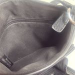 Fossil  Unisex One Size Fits All Black Leather Pebbled Crossbody Bag Photo 5