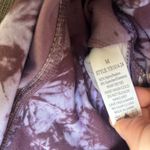 Boutique Purple tie dye crop top sports bra Photo 2
