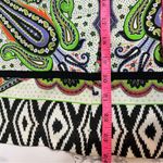 Etro paisley print pencill skirt Sz 42 Purple Photo 3