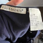 Requirements Navy Pleated Tank Top, Modern Minimalist, Preppy, Classy, Office‎ Chic, Medium Photo 3