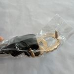 Vegan Faux Leather Double‎ Circle Rhinestone Glitz Belt Black Photo 3