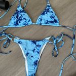 Tie Dye Blue Bikini Set Size M Photo 0