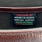 Il Bisonte Brown Leather Shoulder Bag Handbag Forestcore Autumn Renfaire Photo 5