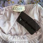 Audrey 3+1 backless floral purple romper size large new Photo 9