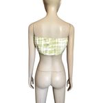 Princess Polly  Green and White Patterned Crop Top Photo 3