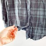 Rails  Hunter Button Down Plaid Flannel Long Sleeve Forest Tinsel Slate Green XS Photo 8