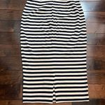 J.Crew striped knit pencil skirt Navy white cotton Women’s size 2 NWT Nautical Photo 8