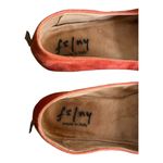 FRENCH SOLE FS/NY Leather Zeppa Ballet Flats Orange Round Toe Shoe Italy 8.5 EUC Photo 5