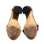 Sam Edelman Women's Yaro Floral Print Block Heel Open Toe Sandal Grey Size 8 Photo 6